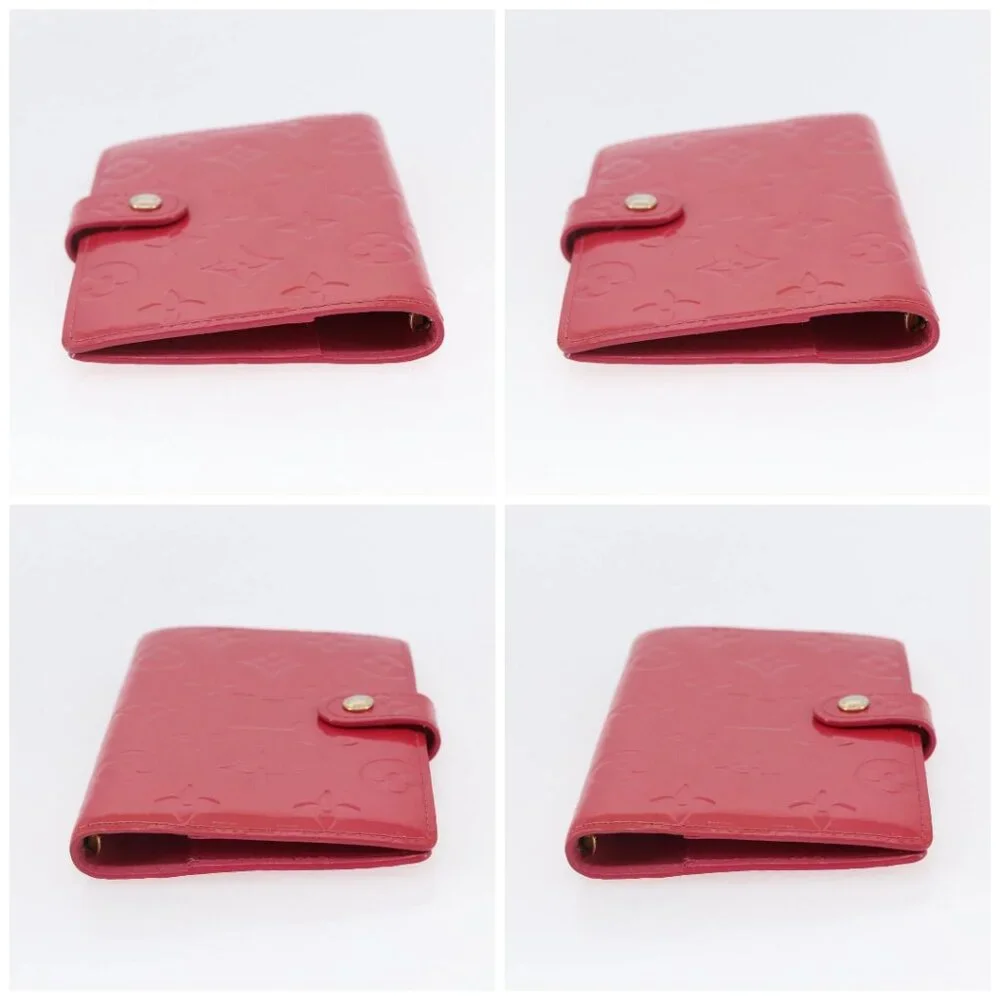 LOUIS VUITTON Vernis Agenda PM Day Planner Cover Fran Boise R2101F Auth BA7214V